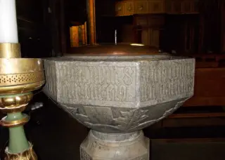 Fonte battesimale - Parrocchiale di Sant'Andrea a Brossasco