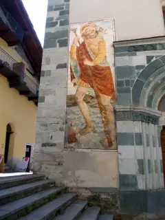 San Cristoforo - Parrocchiale di Santa Margherita a Casteldelfino