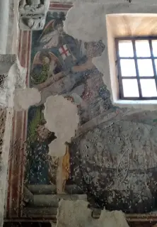 Affresco - Parrocchiale di Sant'Antonio a PontechianaleFrazione Chianale