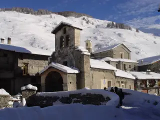 Vista - Parrocchiale di Sant'Antonio a PontechianaleFrazione Chianale