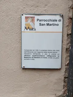 Pannello illustrativo - Parrocchiale di San Martino a Sanfront