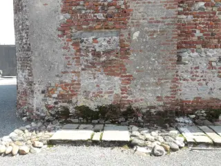 Probabile base del campanile - Chiesa di San Giovanni Ai Campi a Piobesi Torinese