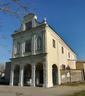 Facciata - Chiesa di San Vittore a Asigliano Vercellese