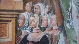 Madonna della Misericordia dettaglio - Cappella Cimiteriale di San Bernardino a Lusernetta