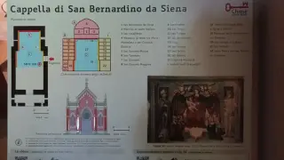Pannello illustrativo - Cappella Cimiteriale di San Bernardino a Lusernetta