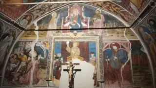 Madonna, San Bernardino e santi - Cappella Cimiteriale di San Bernardino a Lusernetta