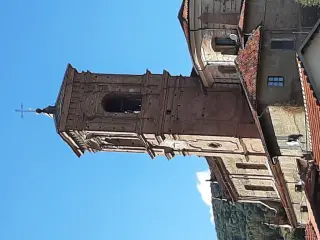 Abside e campanile - Chiesa di San Verano o Santa Maria a PineroloFrazione Abbadia Alpina