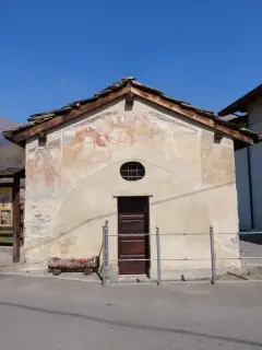 Facciata - Cappella di San Sebastiano a San Giorio di Susa