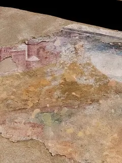 Tracce di affresco - Cappella di San Sebastiano a San Giorio di Susa