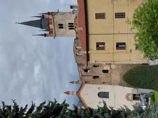 Facciata e campanile - Cattedrale di San Giusto a Susa