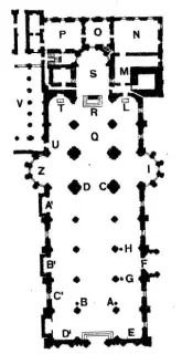 Pianta - Cattedrale di Maria Assunta e San Gottardo a Asti