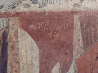 Graffiti - Certosa della Madonna della Losa a GravereFrazione Losa