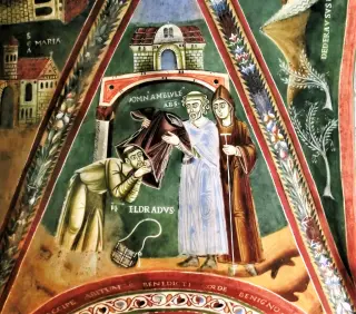 Vita di Sant'Eldrado - Cappella di Sant'Eldrado a Novalesa