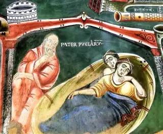 Vita di San Nicola - Cappella di Sant'Eldrado a Novalesa