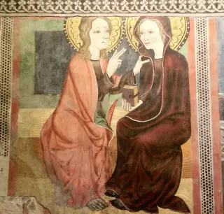 Affresco - Parrocchiale di San Giovanni Battista a Salbertrand