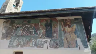 Annunciazione, Sant'Antonio e San Cristoforo - Cappella di Sant'Antonio a OulxFrazione Jouvenceaux