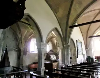 Interno - Parrocchiale di San Gregorio Magno a OulxFrazione Savoulx