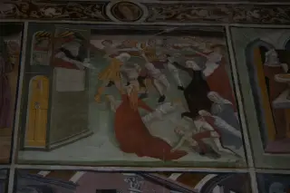 Storie di Cristo - 7 Strage degli innocenti - Pieve di San Maurizio a San Maurizio Canavese