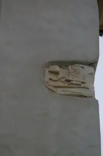 Particolare facciata - Pieve di San Maurizio a San Maurizio Canavese