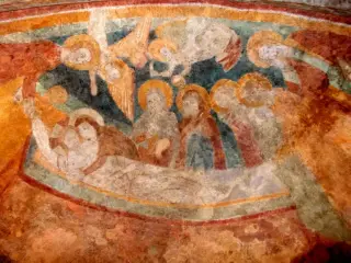 Deposizione nel catino absidale - Chiesa di San Martino a Ciriè