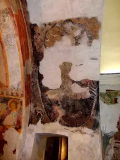 Affresco sottarco destro abside maggiore - Chiesa di San Martino a Ciriè