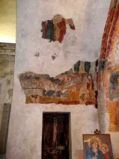 Affreschi sottarco sinistro abside maggiore - Chiesa di San Martino a Ciriè