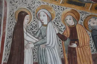 Maria, sant'Anna e Elisabetta - Cappella di Santa Maria di Spinerano o Spinarano a San Carlo Canavese