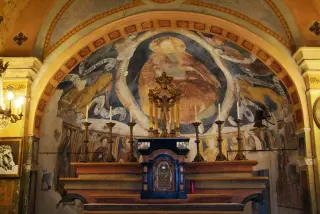 Catino Absidale - Chiesa Cimiteriale di San Pietro Vecchio o del Cimitero o de Peza a Favria