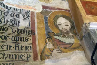 Apostolo - Chiesa Cimiteriale di San Pietro Vecchio o del Cimitero o de Peza a Favria