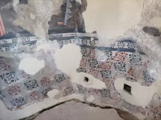 Dettaglio - Cappella della Madonna di Vespiola a Baldissero Canavese