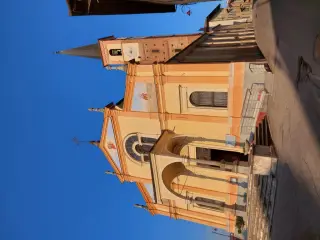 Facciata e campanile - Chiesa di San Bartolomeo a Vische