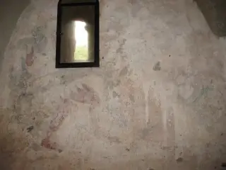 Affresco navata destra - Santuario o Priorato di Santo Stefano al Monte a Candia Canavese