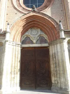 Portale - Collegiata di San Secondo a Asti