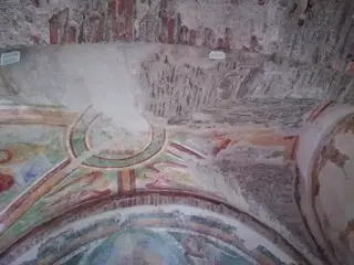 Affreschi catino absidale - Chiesa di Santo Stefano di Sessano a Chiaverano