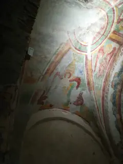 Affreschi catino absidale - Chiesa di Santo Stefano di Sessano a Chiaverano