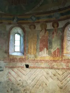 Affreschi Abside - Chiesa di Santo Stefano di Sessano a Chiaverano