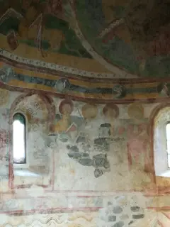 Affreschi Abside - Chiesa di Santo Stefano di Sessano a Chiaverano