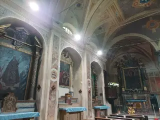 Interno - Pieve di Santa Maria in Doblazio a Pont Canavese