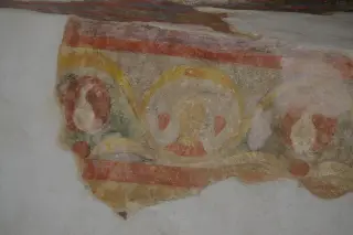 Particolare affreschi abside - Chiesa di San Michele in Clivolo a Borgo d'Ale