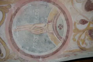 Affreschi del sottarco - Chiesa di San Michele in Clivolo a Borgo d'Ale