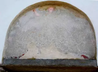 Lunetta - Chiesa di San Michele in Clivolo a Borgo d'Ale