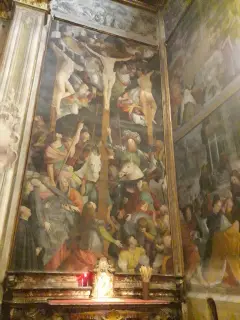 Affreschi Gaudenziani - Crocifissione - Chiesa di San Cristoforo a Vercelli