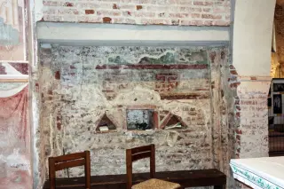 Ttracce di pittura - Pieve di Santo Stefano a Lenta