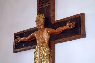 Crocifisso dettaglio - Pieve di Santo Stefano a Lenta