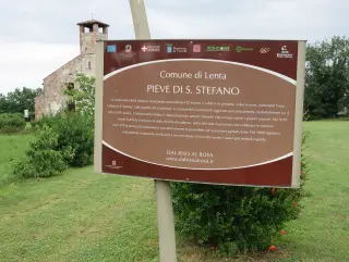 Pannello illustrativo - Pieve di Santo Stefano a Lenta