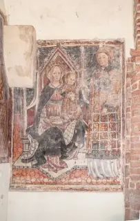 Madonna col Bambino e San Lorenzo - Pieve di San Pietro a Casalvolone