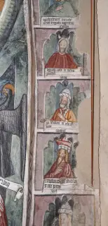 Profeti nel sottarco - Pieve di San Pietro a Casalvolone