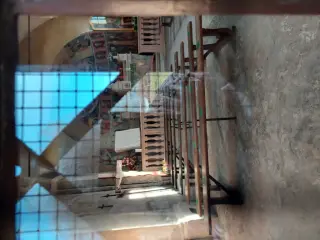 Interno dalla finestrella - Oratorio di San Martino a Vicolungo