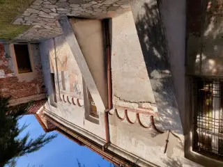 Archetti pensili e affreschi - Parrocchiale di San Giorgio e Martino o della Natività di Maria a Vicolungo