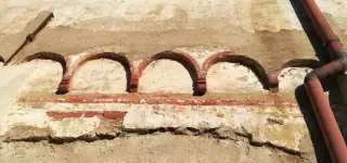 Archetti pensili - Parrocchiale di San Giorgio e Martino o della Natività di Maria a Vicolungo